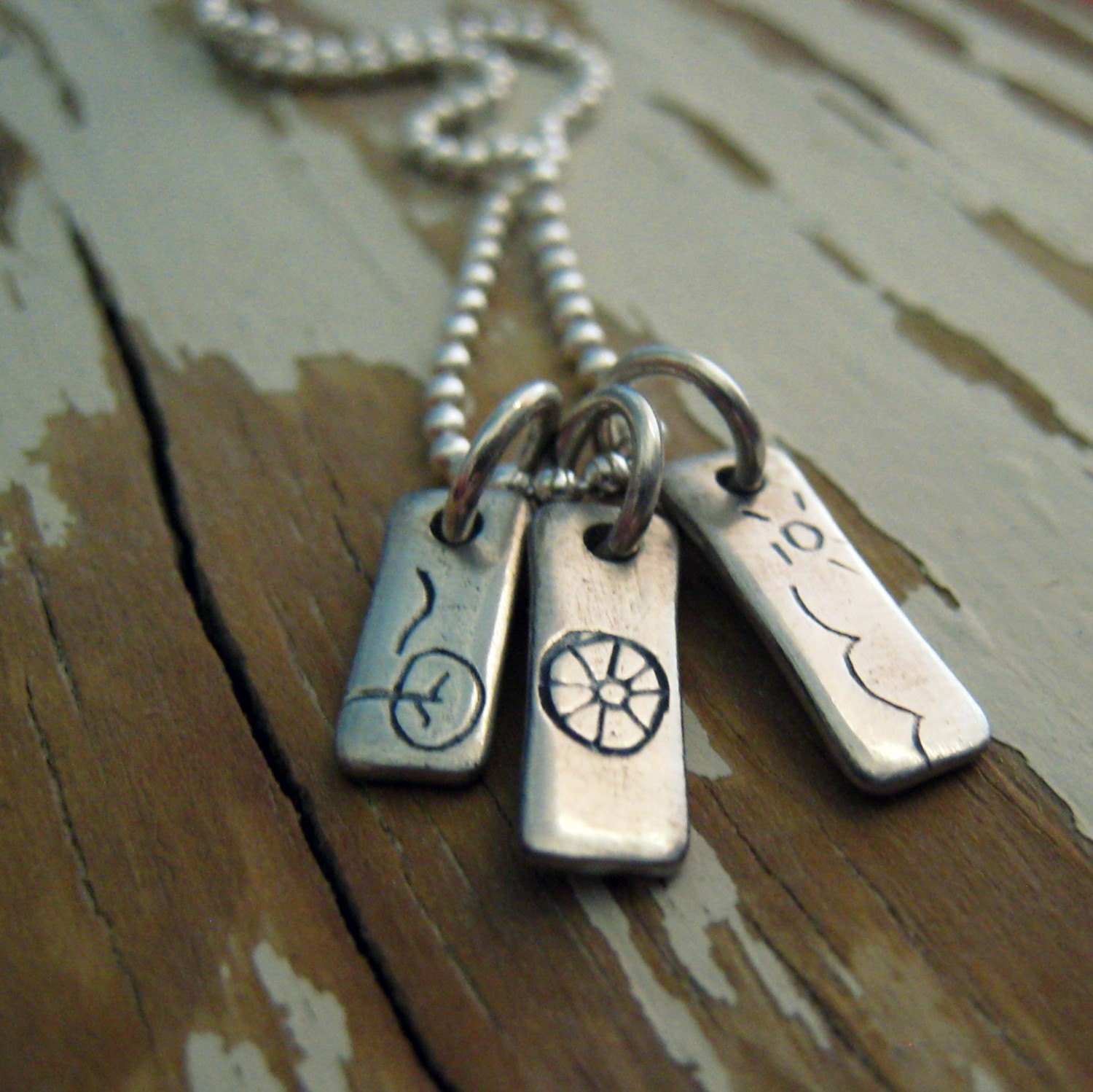 reserved - triathlon necklace