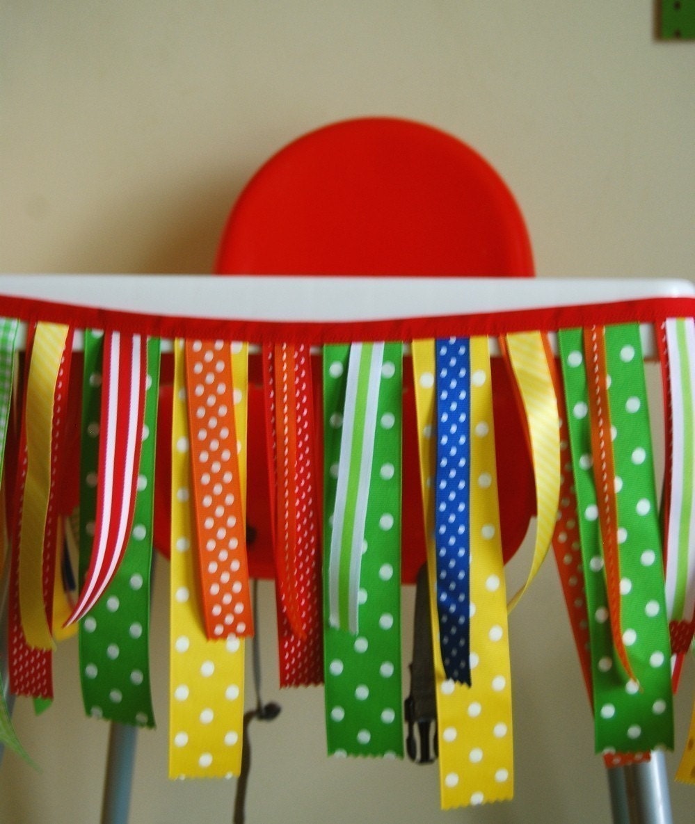 RESERVED FOR Addison319 Custom Ribbon High Chair Banner