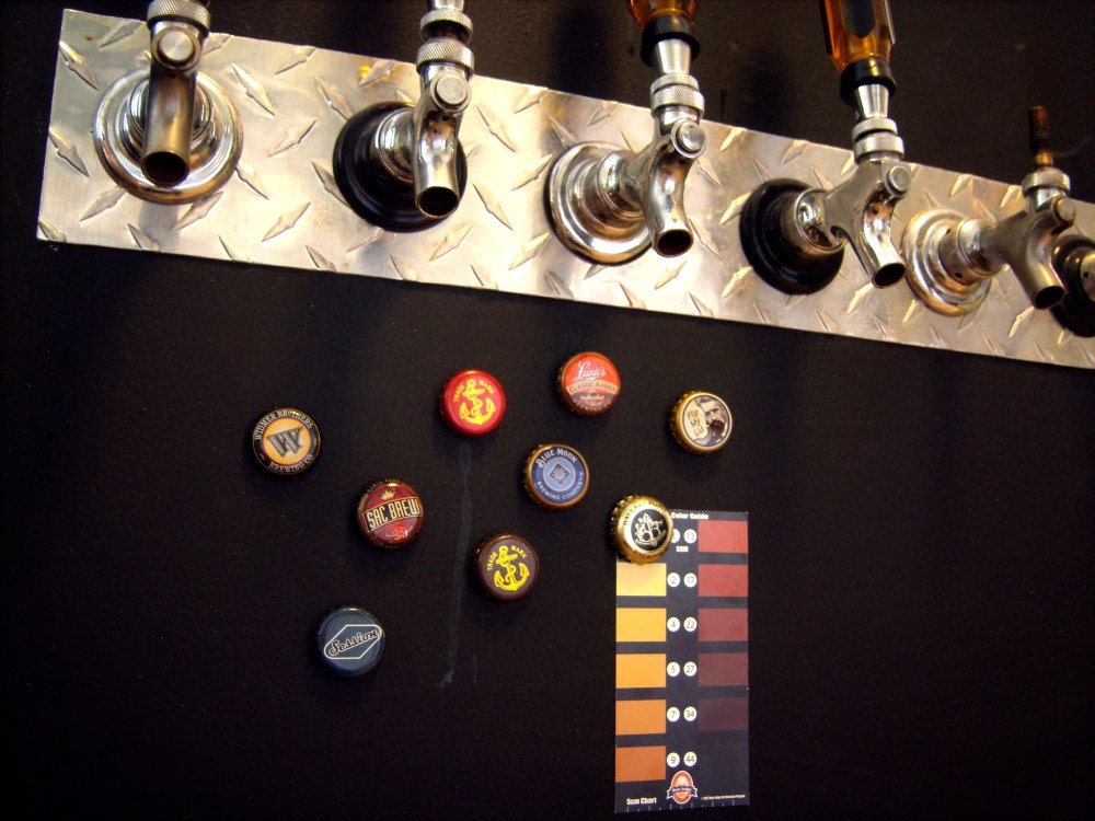 Upcycled Bottle Cap Magnets Grab Bag (Five Total)