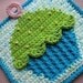 Cupcake Potholder Crochet PATTERN -  INSTANT DOWNLOAD