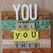 you are you, dr suess...letter & ruler mash-up