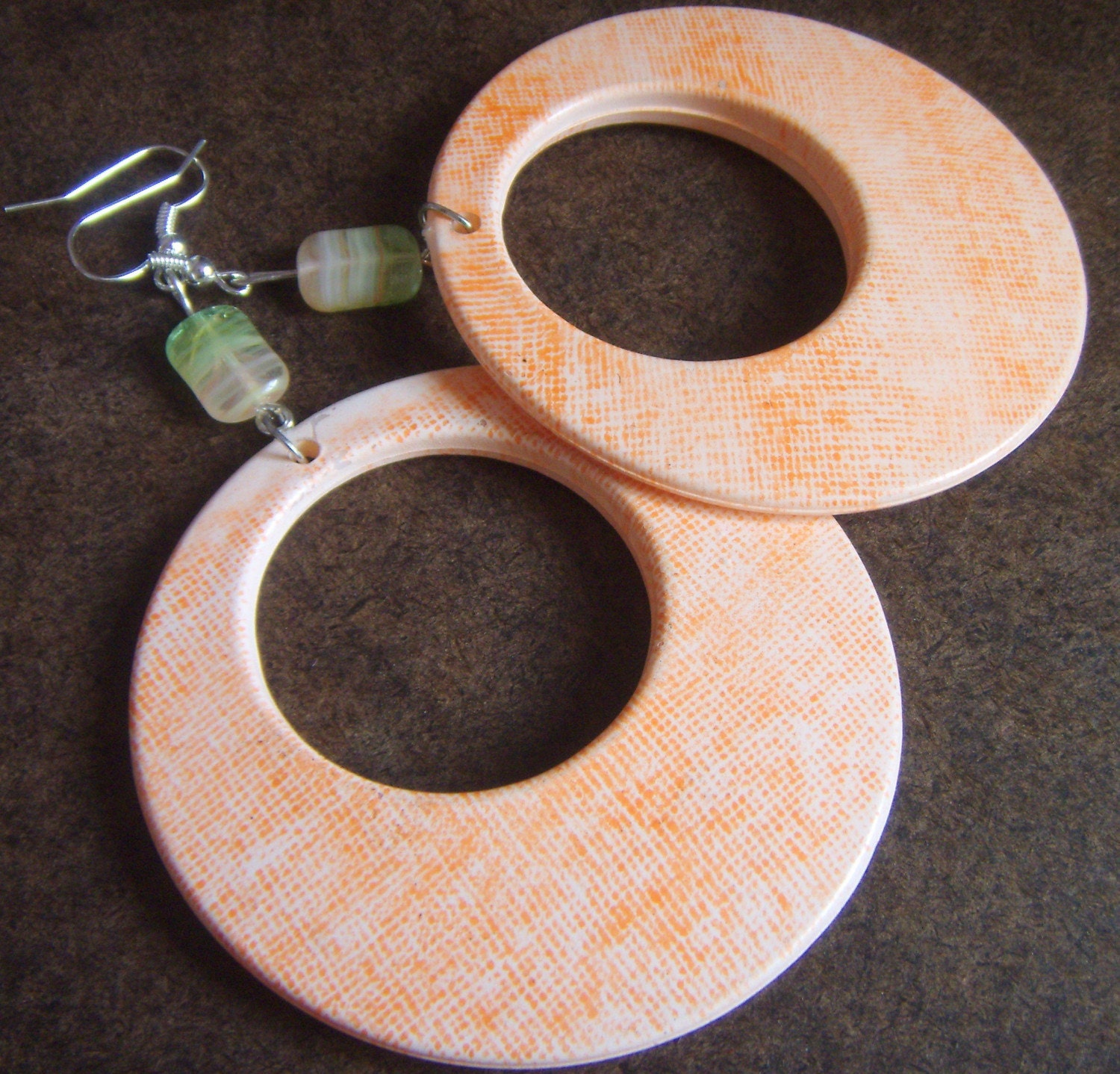 Melon Dream Dangle earrings