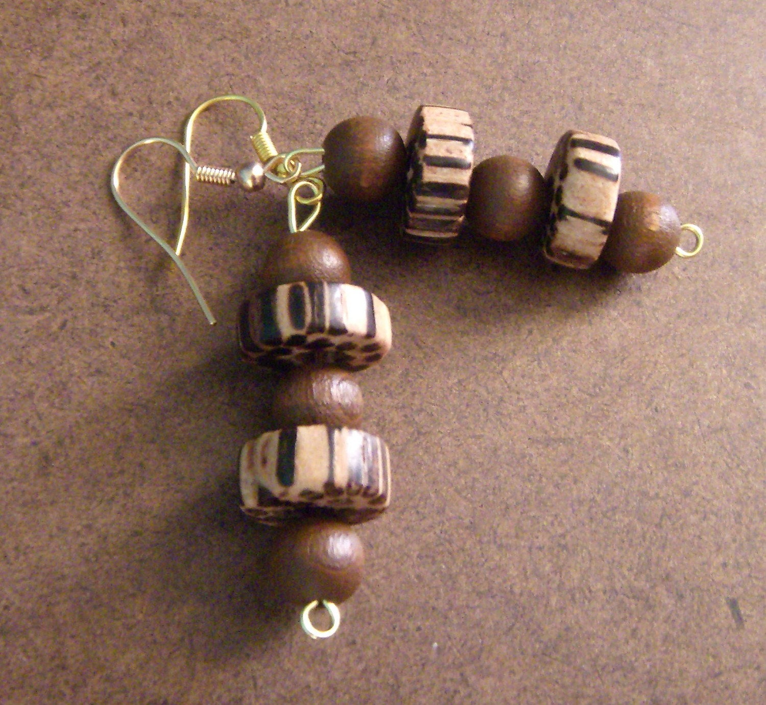 Enchantment Wooden Beaded earrings