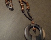 Earthy Goodness Wooden Beaded necklace