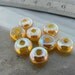 Honey Gold Mini Glass Beads...
