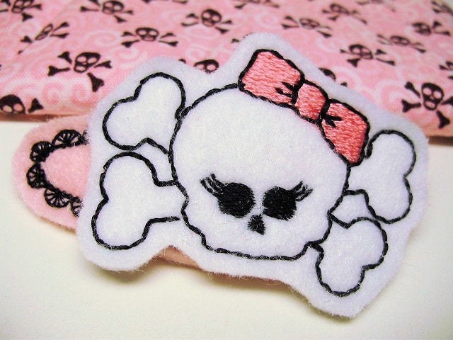 Lil Pinky Bones Hair Clippie/Barette