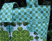Pleated Carry-All - large tote bag with lots of pockets - pdf SEWING PATTERN Instant Download