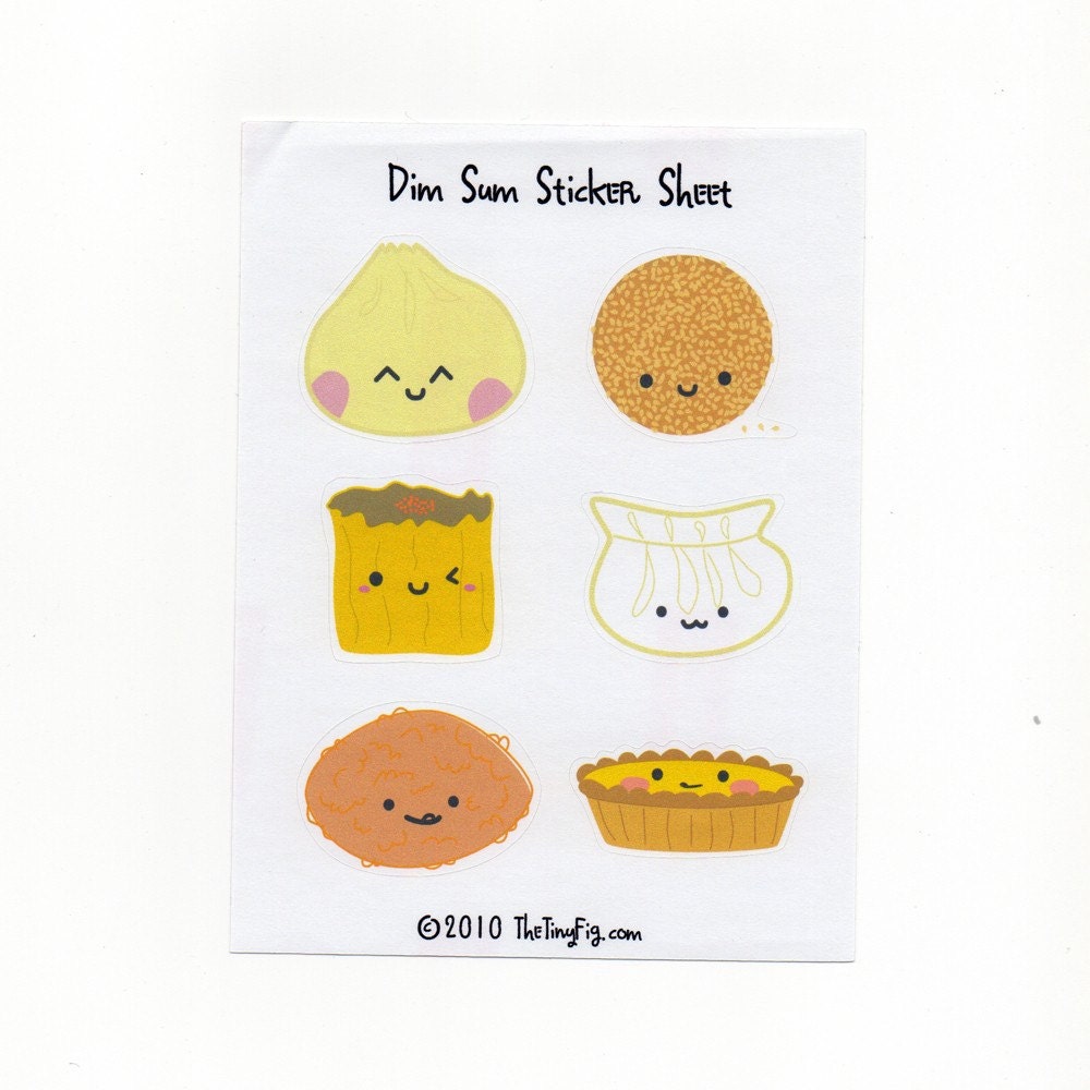 Dim Sum Sticker Sheet