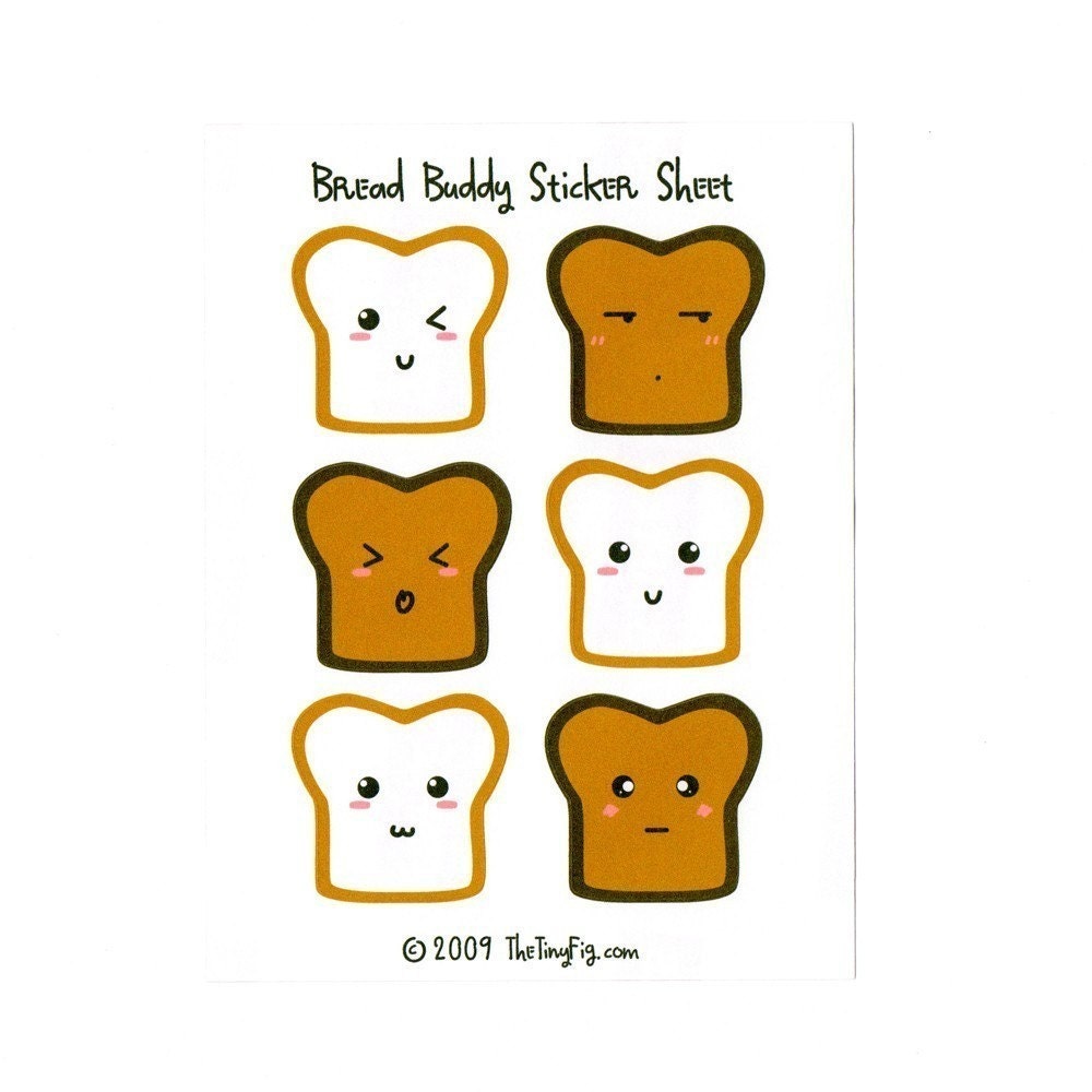 Bread Buddy Sticker Sheet