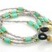 Eyeglass Lanyard Green Gray Pink