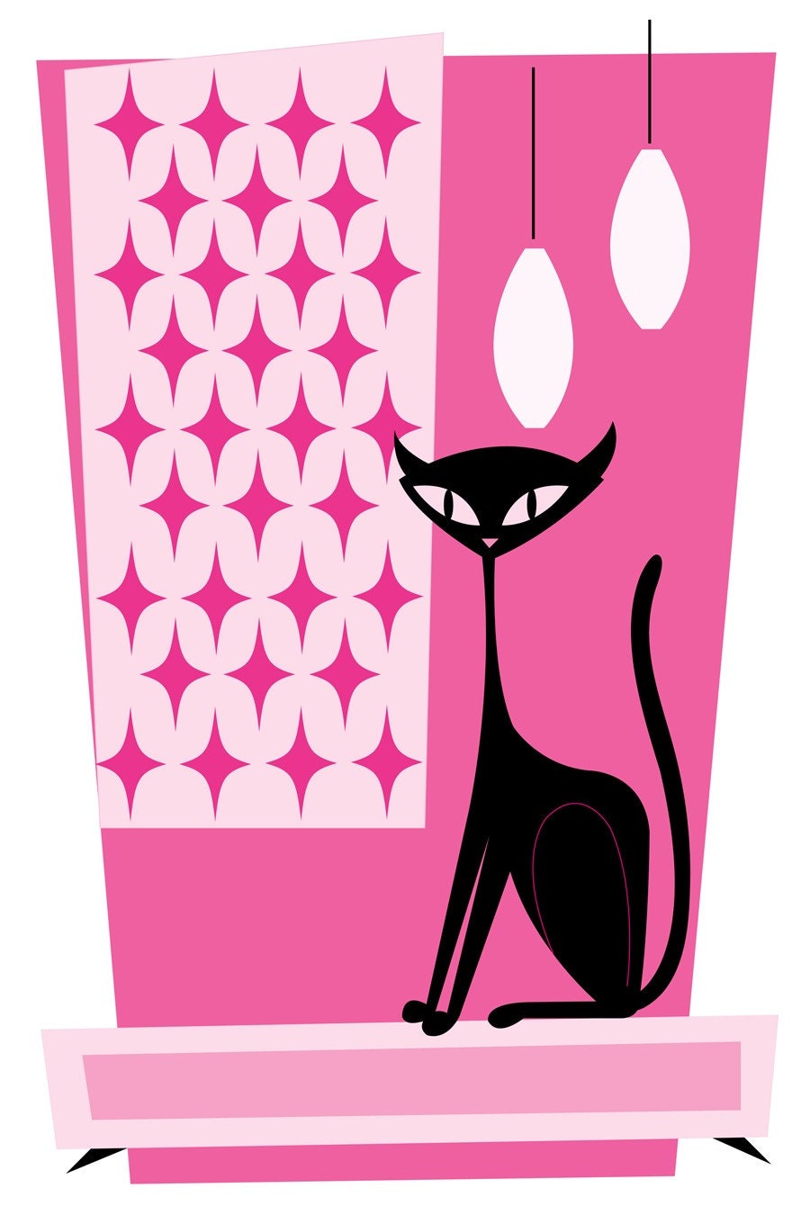 Scat Cat Limited Edition Print by Kerry Beary