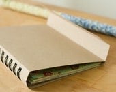 Spiral Peek Wrap Around Journal - Kraft Cover - Smash Book, Junk Journal, Travel Album, Mother's Day Gift