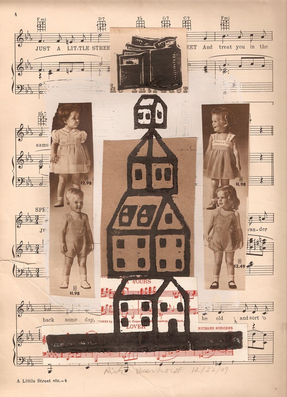 House Stack with Billfold Collage