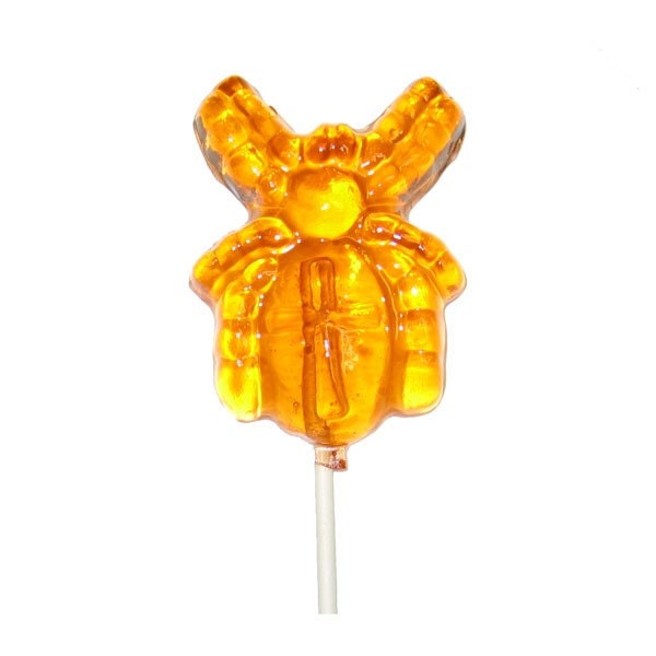Incy Wincy Spider Lollipops - Crystal Barley Sugar Traditional Hard Candy