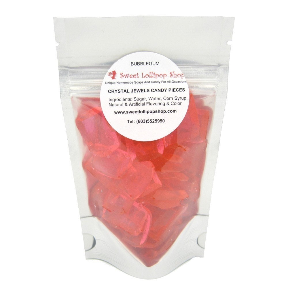 Cotton Candy - Crystal Jewels Barley Hard Candy Sweets - 2oz Bags