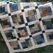 Blueberry Coffee Cake Batik Quilt