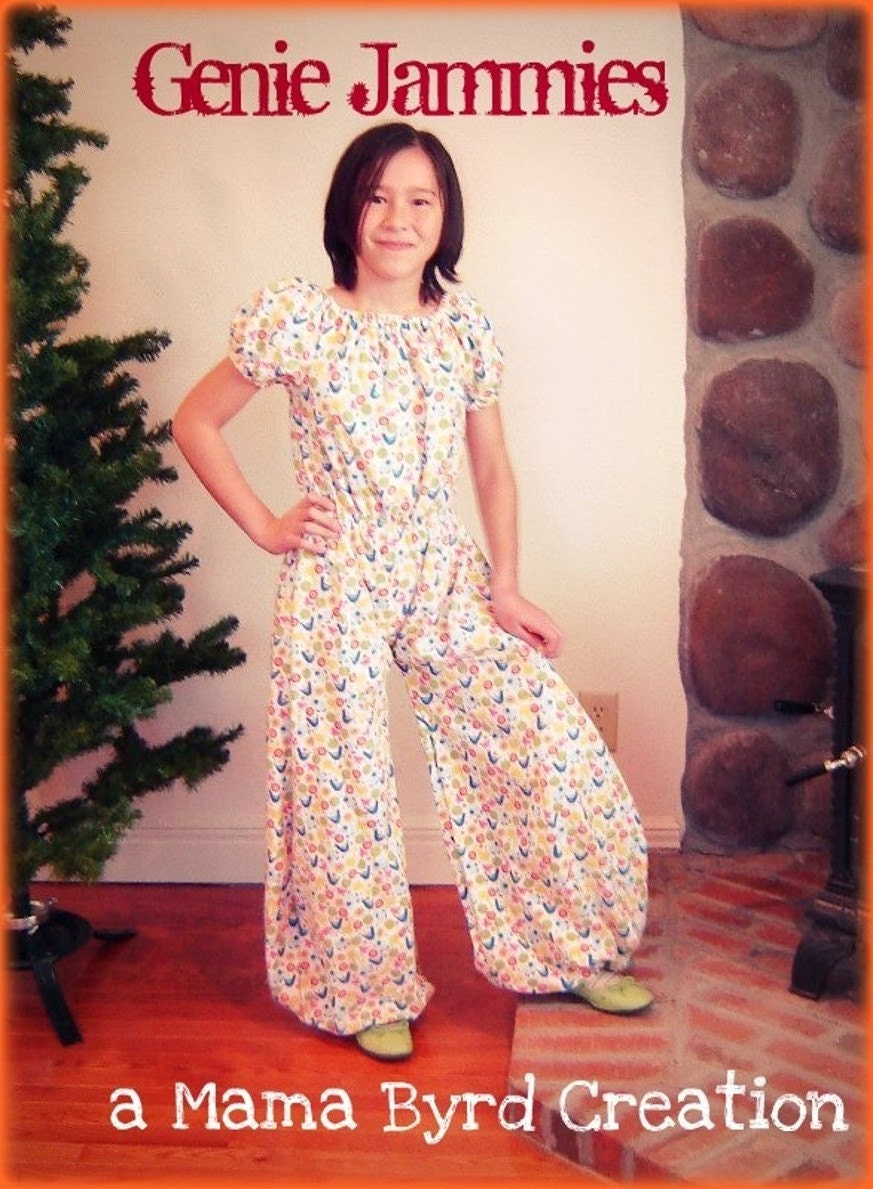 Genie Jammies PDF Pattern