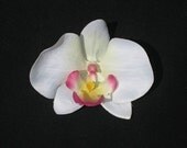 Pink Tipped Orchid Flower Hair Clip - Buy 3 Items Get 1 FREE