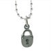 Men's Lock Charm Necklace