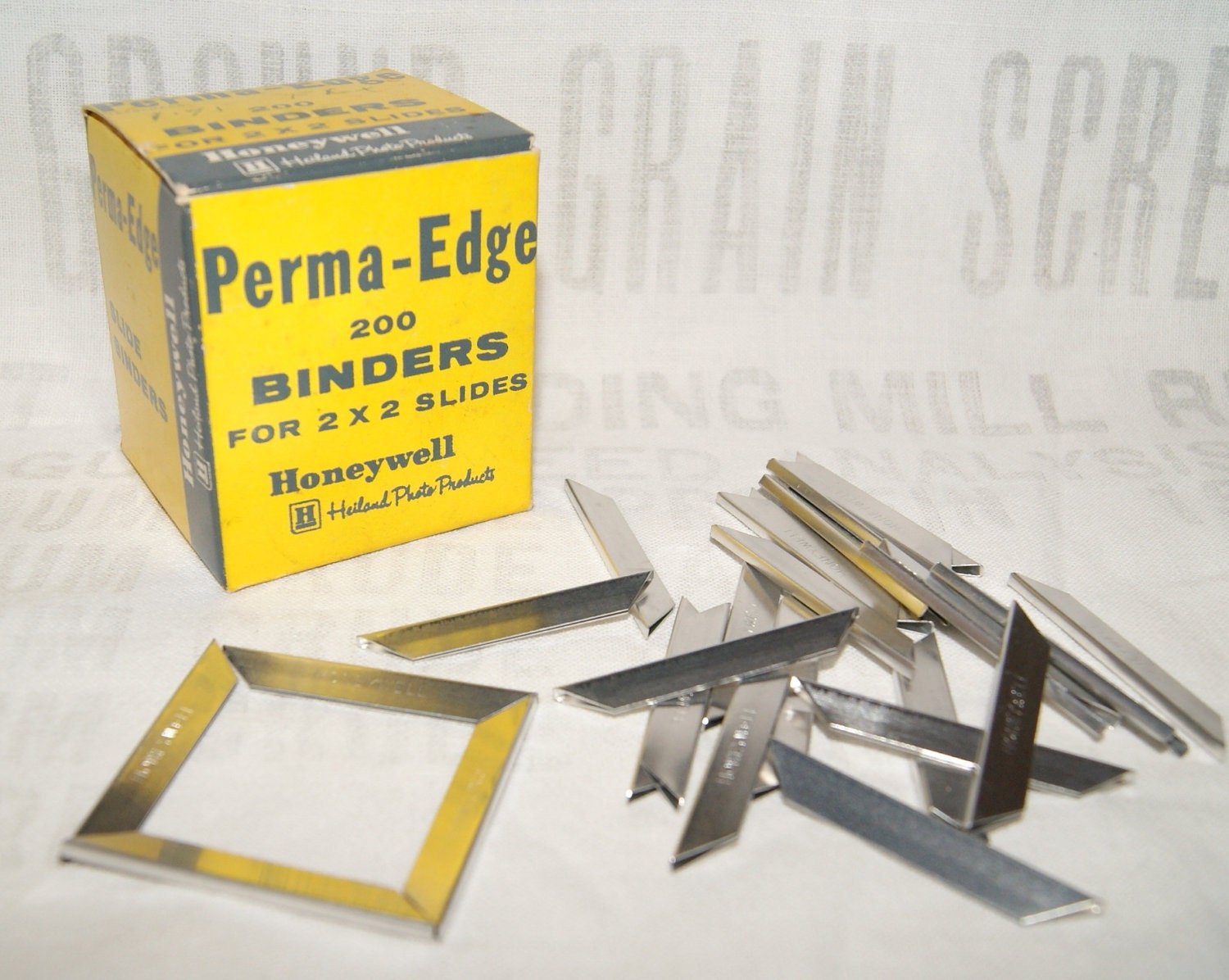 Full Box of Vintage Slide Binders Frames