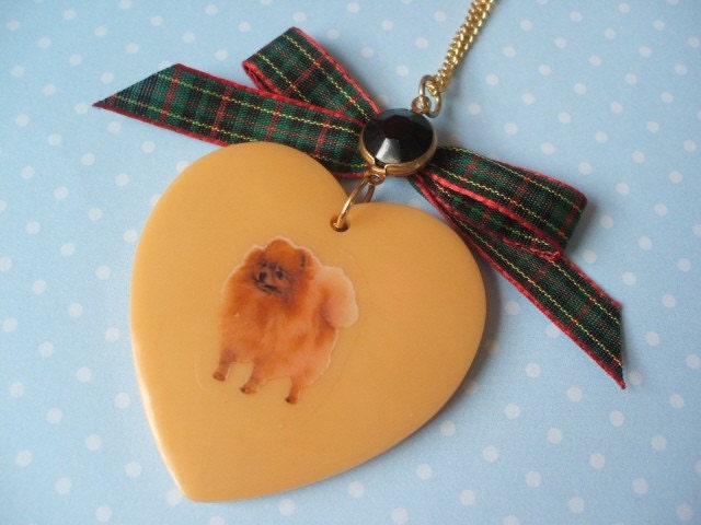 Pomeranian Pooch Necklace