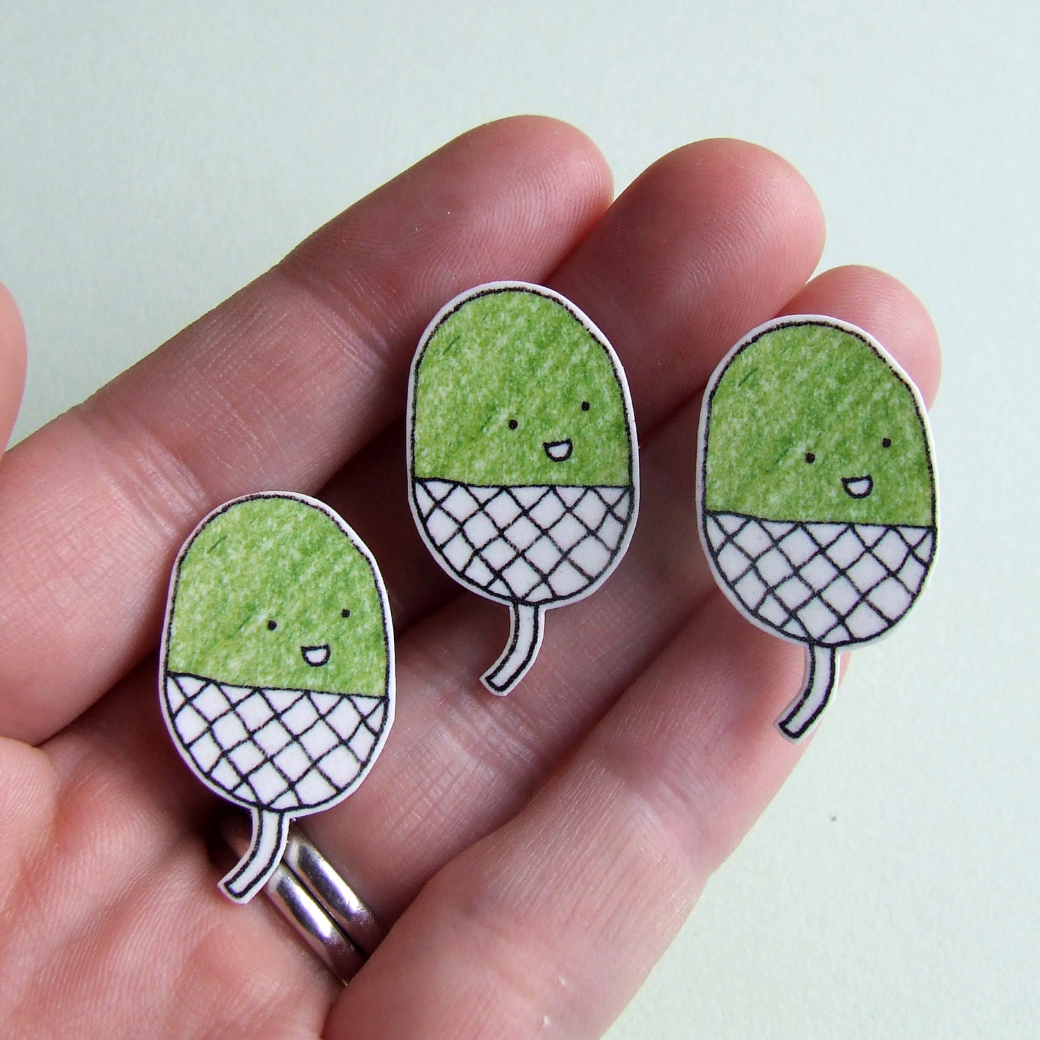 Acorn - Small Illustrated Pin Badge