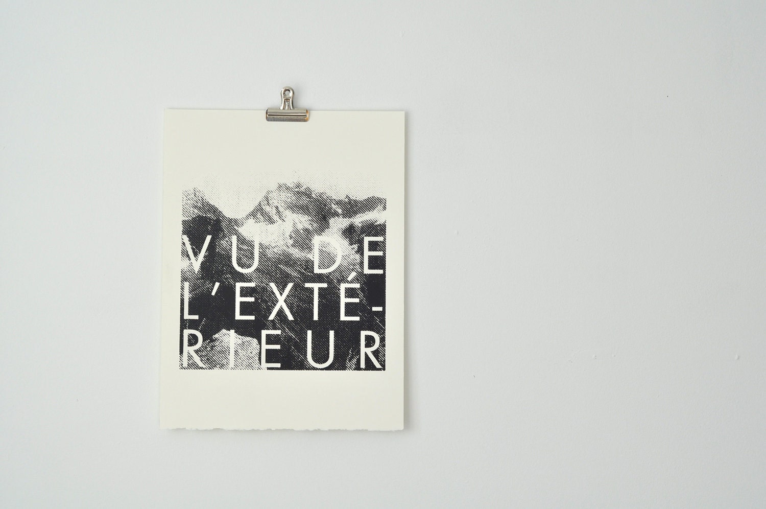 vu de l'extérieur print