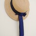 vintage italian summer straw hat