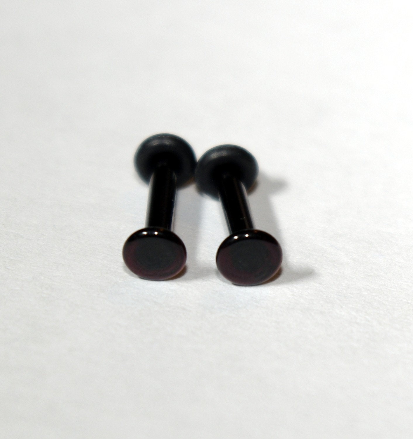 Black Gauges Earrings