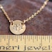 Custom Simplicity Necklace in 14K Gold - Filled - 1/2 inch Hand Stamped Choker