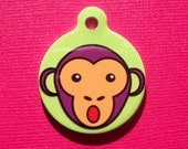 Monkey Pet ID Tag Custom
