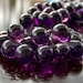 Amethyst Teardrop Extra Large Czech Glass Bead 10x14mm - 12