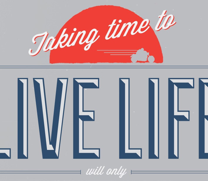 Live Life, Man (Departika Poster)