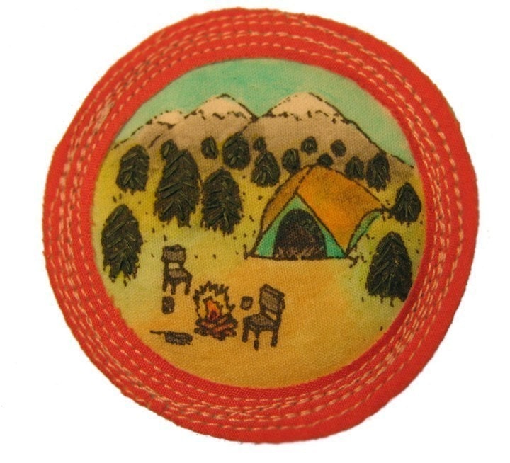 Merit Badge for 'being a happy camper'