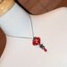 RESERVED - The CRIMSON Heart Necklace