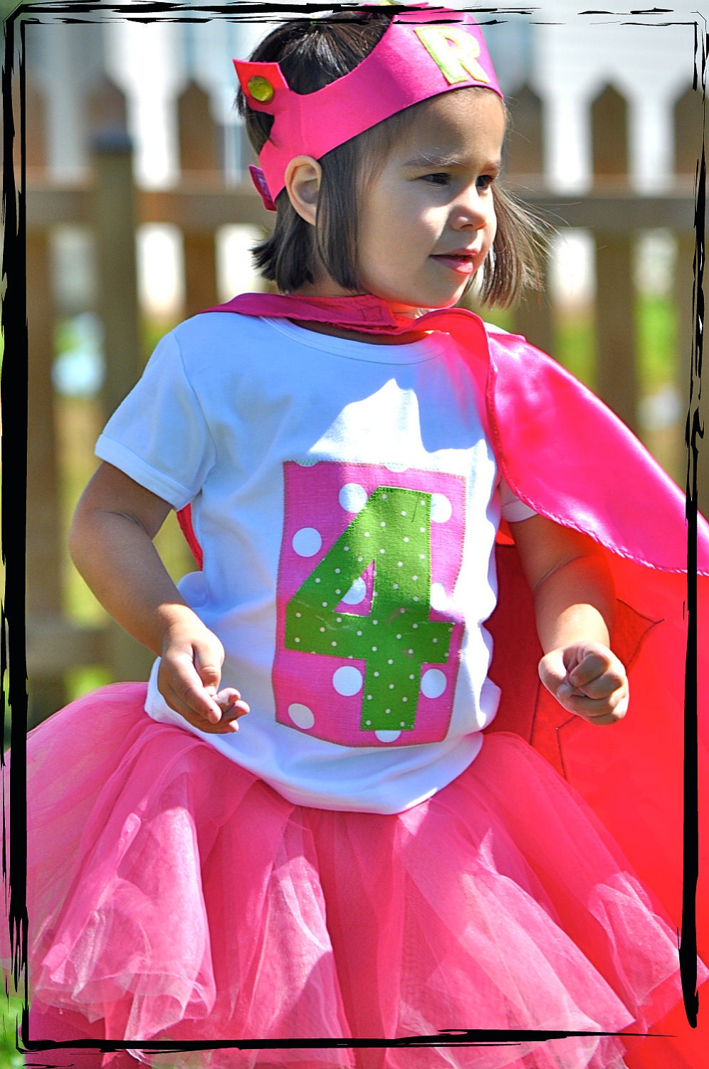 HAPPY BIRTHDAY TEE - Choose Number, Colors, and Size