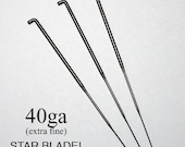 3 Felting Needles 40ga Star Blade
