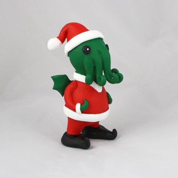 Standing Santa Cthulhu Figurine