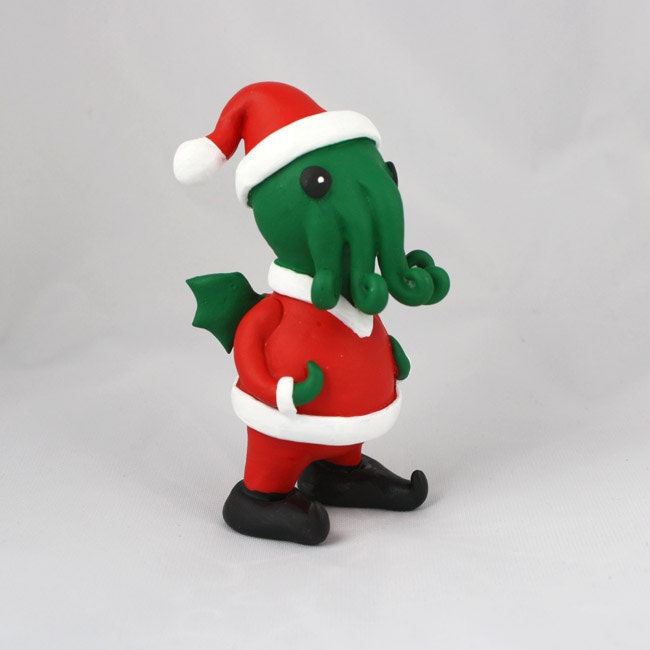 Standing Santa Cthulhu Figurine