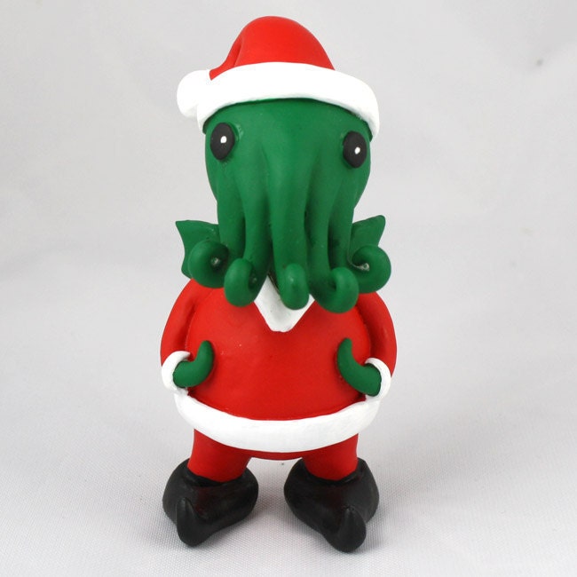Standing Santa Cthulhu Figurine