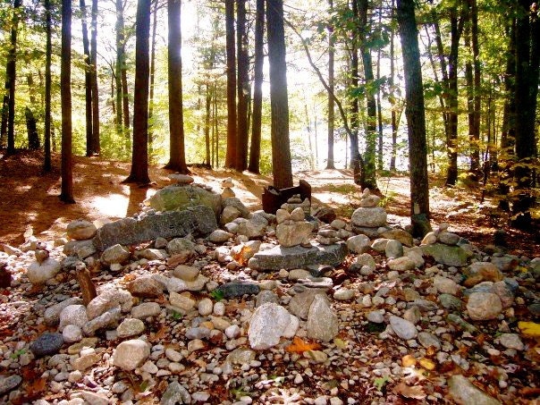 Stone Pile at Walden Pond 4x6