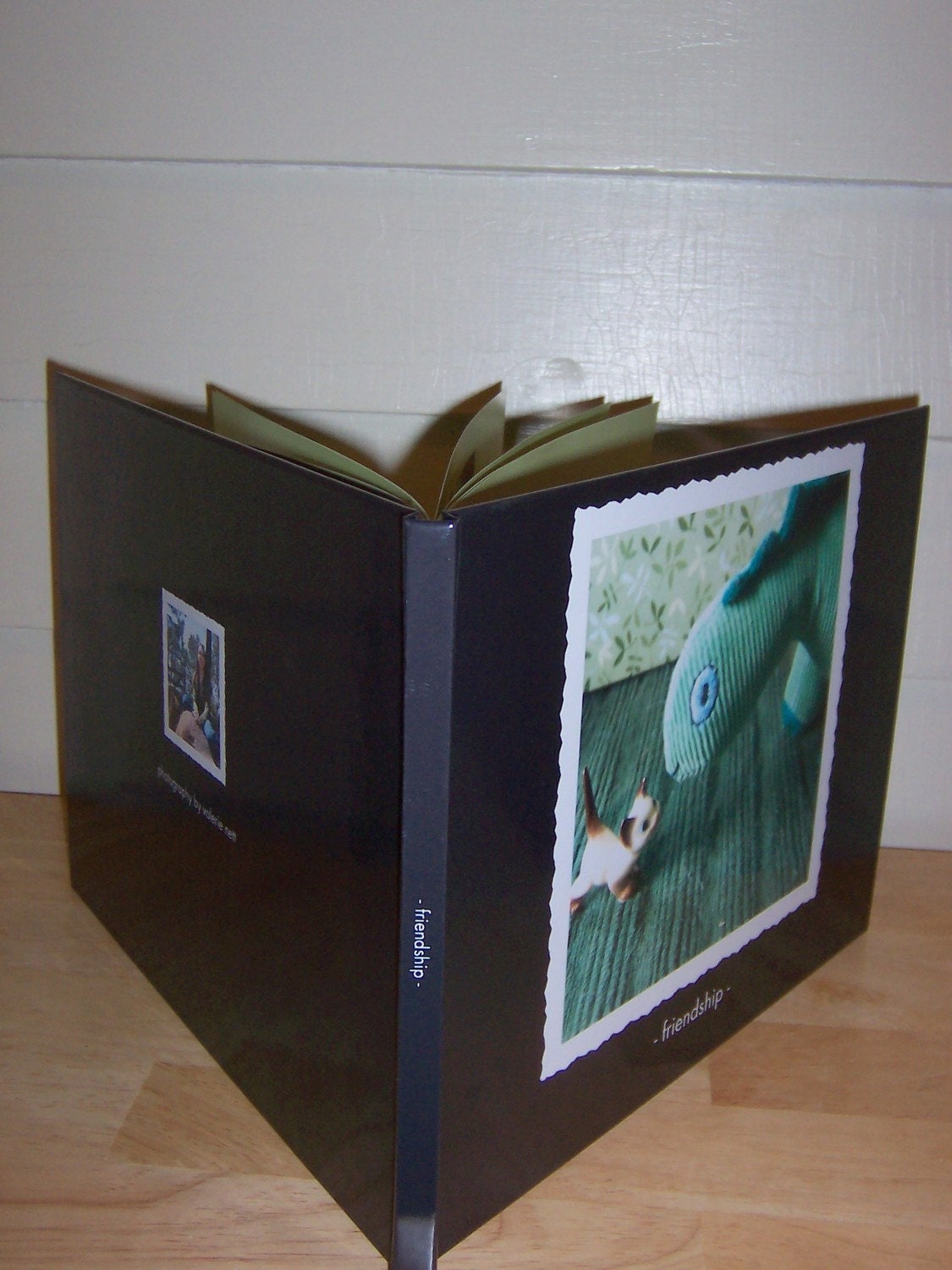 Adorable Curiosity - "friendship" - color photography quote Limited Edition hardcover book - great gift for children