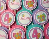NEW- Butterfly Cupcake Toppers