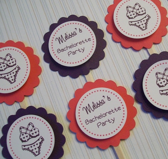 Printable Cupcake Toppers Bachelorette