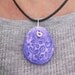 Lovely Lavendar Flowers - Handmade Pendant / Necklace