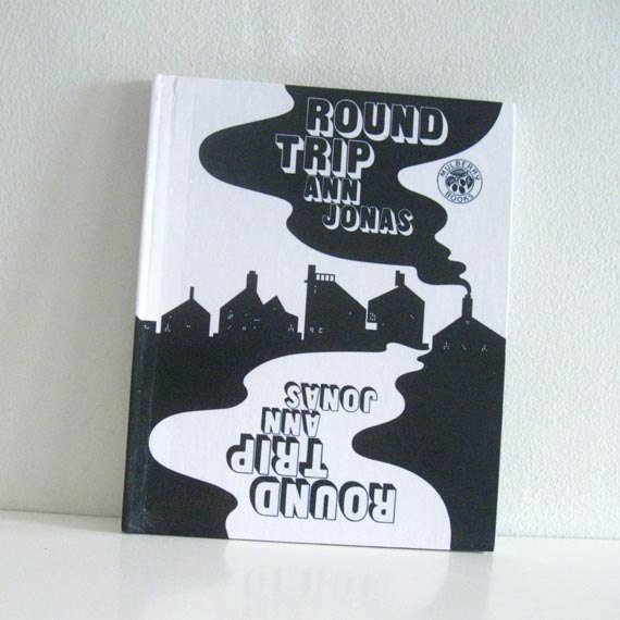 Vintage Illustration Book Round Trip Ambigramic Visual Art Flip Images