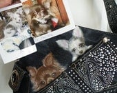 Custom Chihuahua  Hand Painted Handbag Purse
