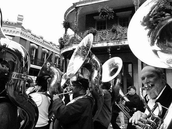 Tuba Fest Parade  Jackson Square NOLA 8"x10" art photo