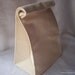 Reusable canvas lunch bag--FREE SHIPPING