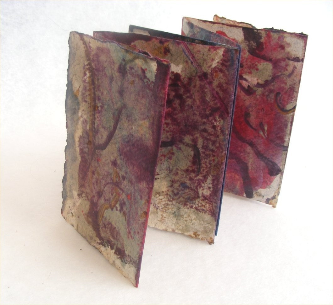 Two Sides To Every Story   Mixed Media Sculptural Book - artmixter